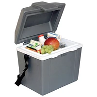 Glacière/Réchaud électrique 12 V 9 L (9,8 pte) à courroie de Koolatron - Gris