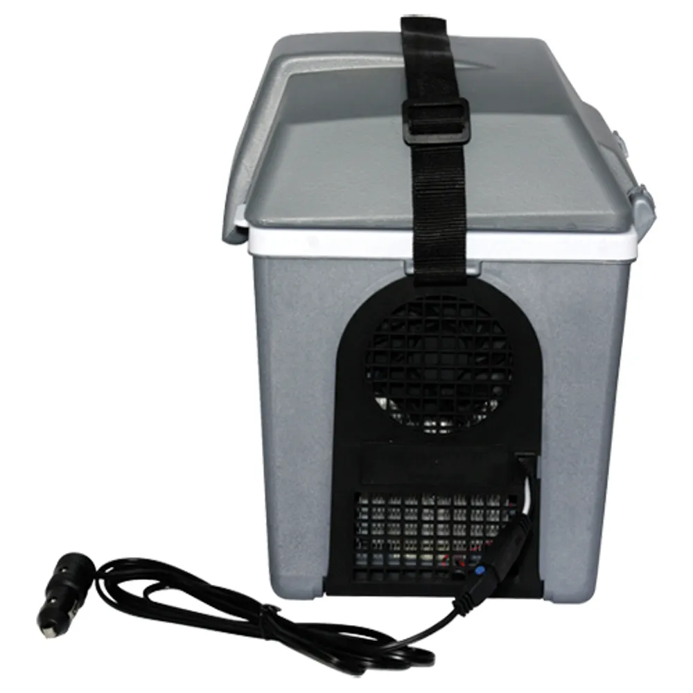 Glacière/Réchaud électrique 12 V 9 L (9,8 pte) à courroie de Koolatron - Gris