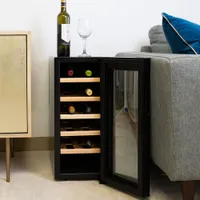 Koolatron 12-Bottle Deluxe Freestanding Wine Cooler / Wine Fridge