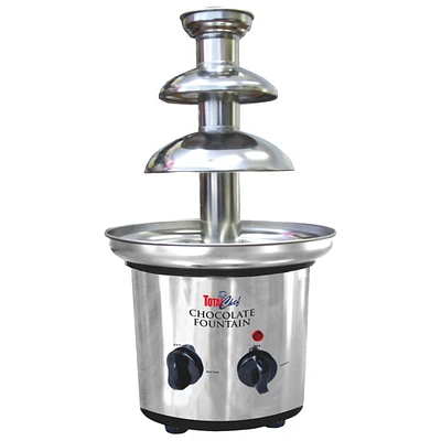 Fontaine de chocolat à 3 étages et machine à fondue Total Chef - 680 g/1,5 lb