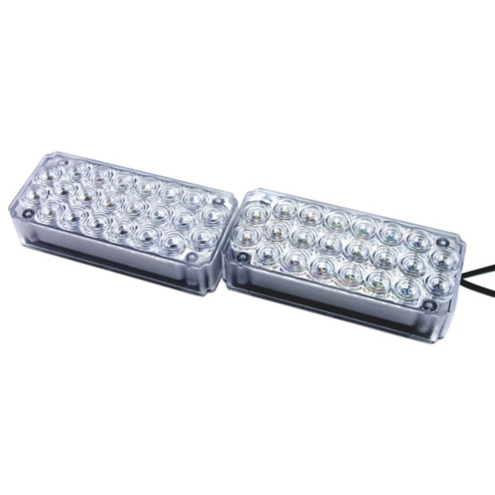 Lumières à DEL Twin Strobz d'Alpena (77233W) - Blanc