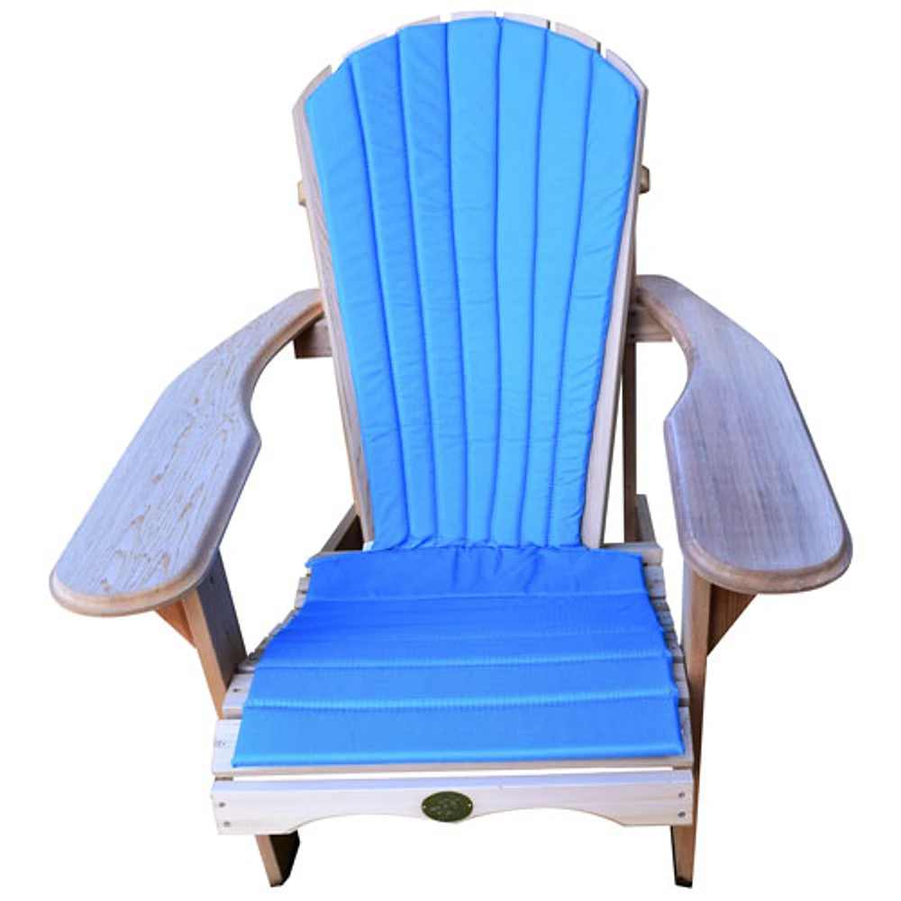 Coussin de siège léger pour fauteuil Adirondack de The Bear Chair - Bleu