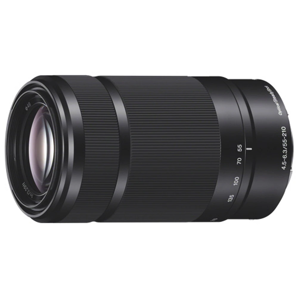 Téléobjectif OSS 3,8x APS-C 55-210 mm f/4,5-6,3 monture E de Sony