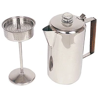 World Famous Coffee Perculator - 12 Cups - Stainless Steel