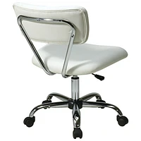 Avenue Six Vista Vinyl Office Chair - White