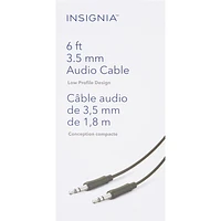 Insignia 1.8m (6 ft.) 3.5mm Audio Cable (NS-MP3AX-C) - Only at Best Buy