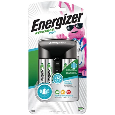Energizer Pro Charger With 4 "AA" Rechargeable Batteries (CHPROWB4)