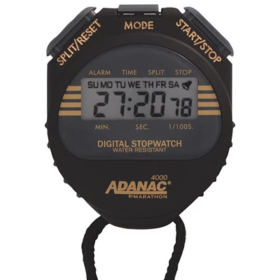 Chronomètre numérique Adanac 4000 de Marathon (ST083009) - Noir