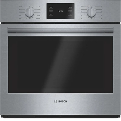 Bosch 30" 4.6 Cu. Ft. Easy Clean True Convection Wall Oven (HBL5451UC) - Stainless Steel