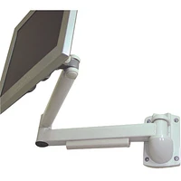 Support mural à bras articulé horizontalement de TygerClaw pour moniteur de 17 po (LCD6507) - Blanc