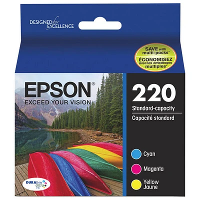 Epson DURABrite Ultra T220 Colour Ink (T220520-S) - 3 Pack