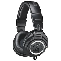 Audio-Technica ATH-M50X Over-Ear Monitor Headphones - Black