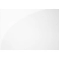 Table d'appoint rectangulaire contemporaine avec tiroir de rangement - Blanc