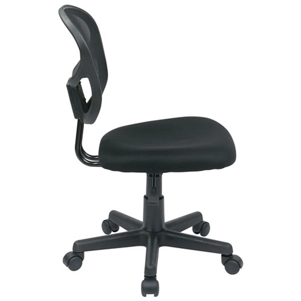 Fauteuil de bureau en polyester OSPDesigns d'Office Star - Noir