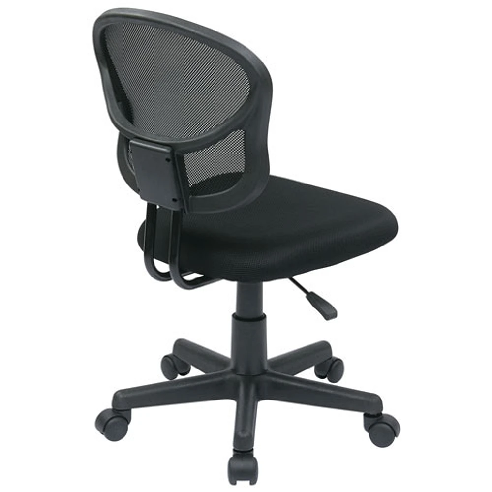 Fauteuil de bureau en polyester OSPDesigns d'Office Star - Noir