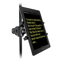 Support universel sur pied de micro Xpand IK Multimedia d'iKlip pour tablette (IKLIPXPANDIN)- Noir