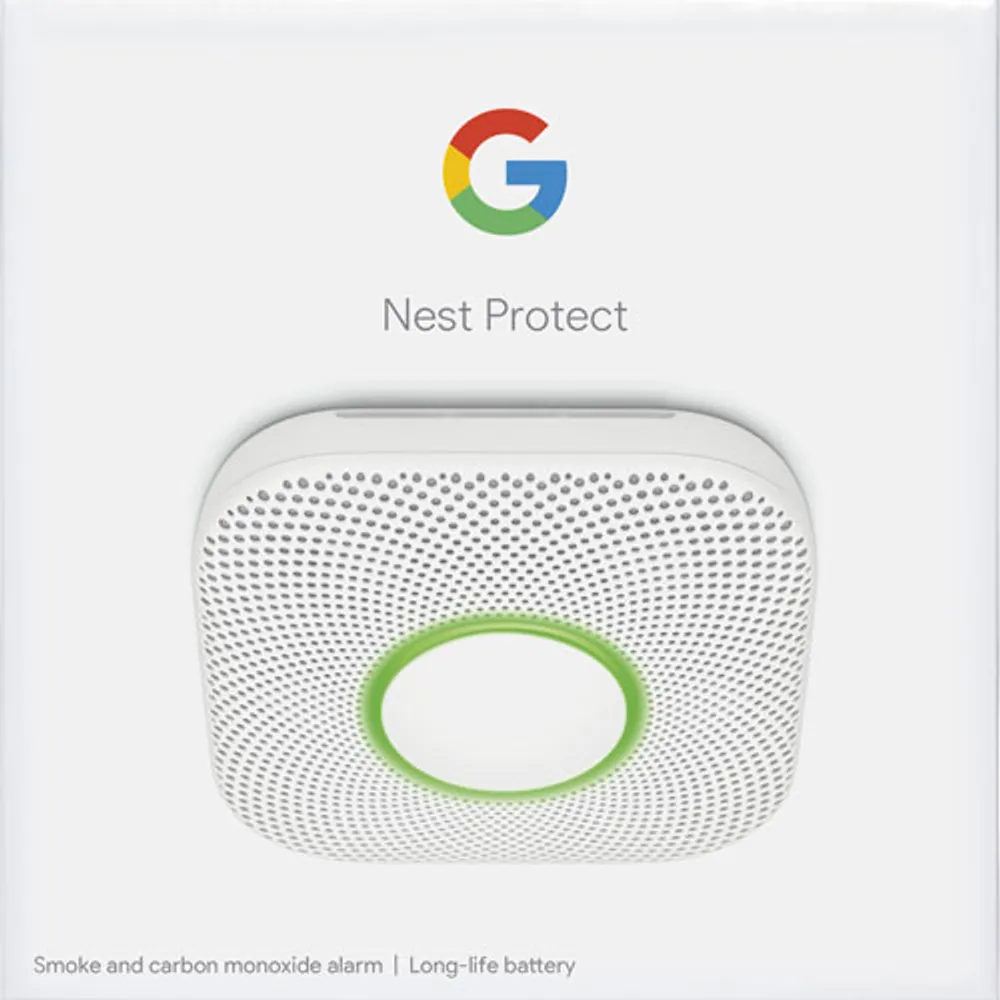 Google Nest Protect Wi-Fi Smoke & Carbon Monoxide Alarm (Wired) (S3003LWEF)