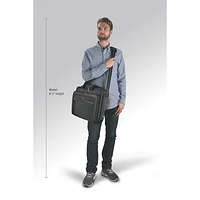 Solo Pro CheckFast 17.3" Laptop Briefcase - Black