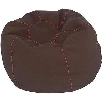 Fauteuil poire en coton de Comfy Kids pour adolescents - Denim noir