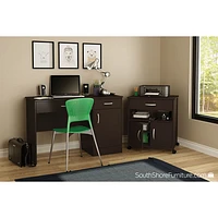 Fiesta Contemporary Mobile Microwave Cart - Chocolate