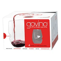 Govino Dishwasher Safe 470ml Shatterproof Wine Glass - Set of 4