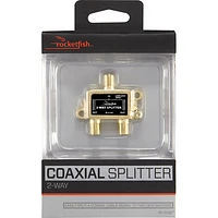 Rocketfish 2-Way Coaxial Splitter - Only at Best Buy