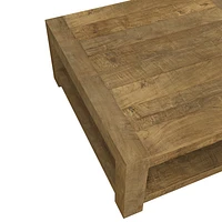 Table de salon transitionnelle Knightsbridge - Bois naturel