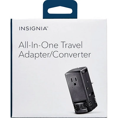 Adaptateur/convertisseur de voyage tout-en-un Insignia (NS-MTA1875-C) - Exclusivité BBY