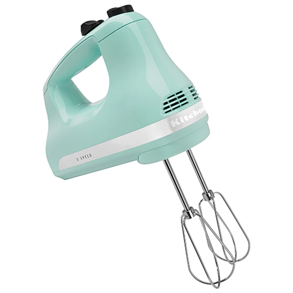 Batteur à main à 5 vitesses Ultra Power de KitchenAid (KHM512IC) - Bleu glace