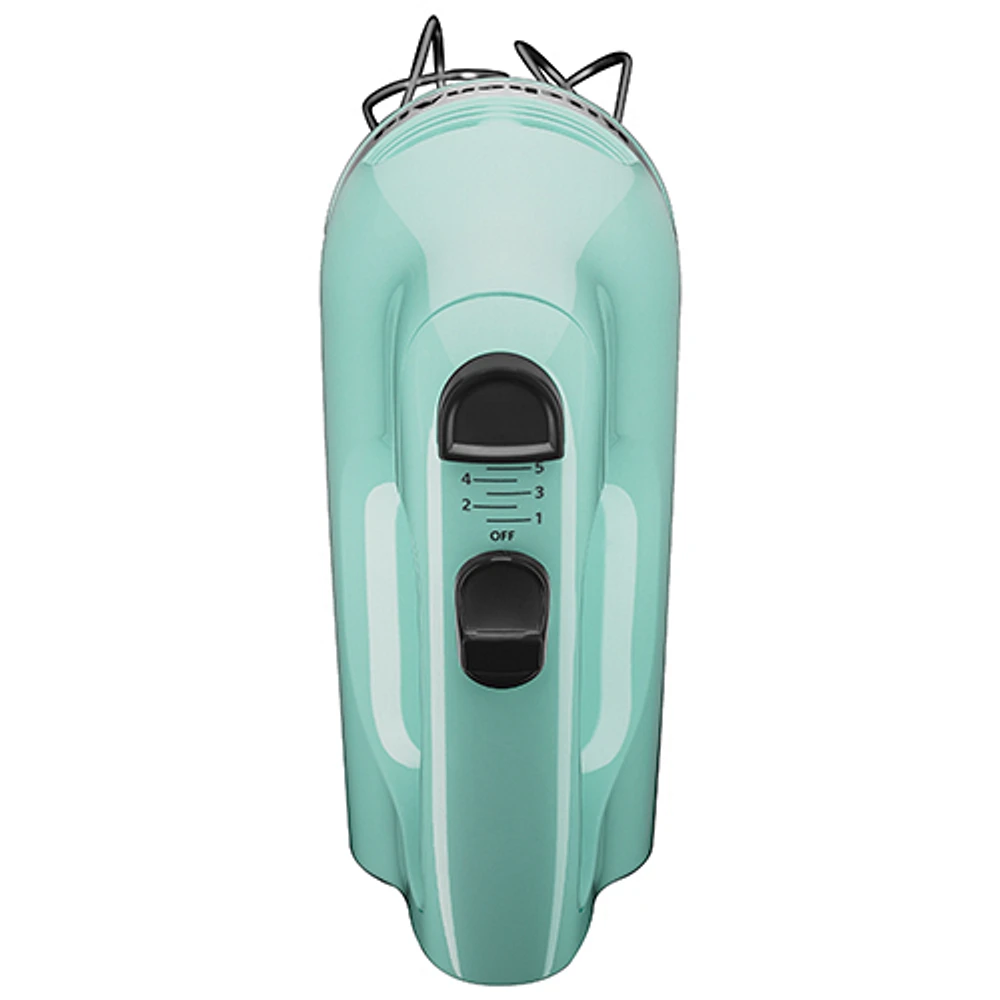 Batteur à main à 5 vitesses Ultra Power de KitchenAid (KHM512IC) - Bleu glace