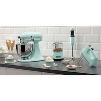 Batteur à main à 5 vitesses Ultra Power de KitchenAid (KHM512IC) - Bleu glace