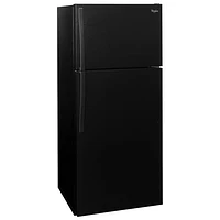 Whirlpool 28" 14.3 Cu. Ft. Top Freezer Refrigerator (WRT314TFDB) - Black