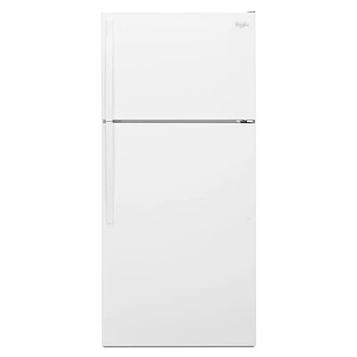 Whirlpool 28" 14.3 Cu. Ft. Top Freezer Refrigerator (WRT314TFDW) - White