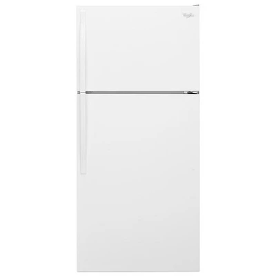 Whirlpool 28" 14.3 Cu. Ft. Top Freezer Refrigerator (WRT134TFDW) - White