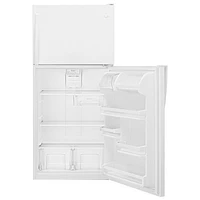 Whirlpool 30" 18.2 Cu. Ft. Top Freezer Refrigerator (WRT318FZDW) - White