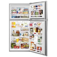 Whirlpool 30" 18.2 Cu. Ft. Top Freezer Refrigerator - Stainless Steel