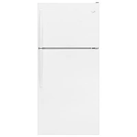 Whirlpool 30" 18.2 Cu. Ft. Top Freezer Refrigerator (WRT148FZDW) - White