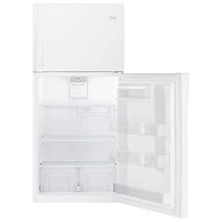 Whirlpool 30" 19.2 Cu. Ft. Top Freezer Refrigerator with LED Lighting - White