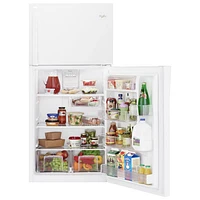 Whirlpool 30" 19.2 Cu. Ft. Top Freezer Refrigerator with LED Lighting - White