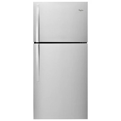 Whirlpool 30" 19.2 Cu. Ft. Top Freezer Refrigerator with LED Lighting - Stainless Steel