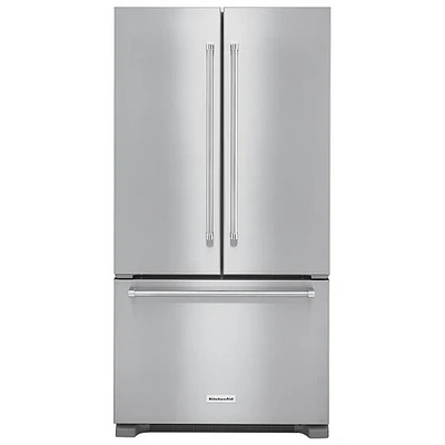 KitchenAid 36" 21.9 Cu. Ft. Counter-Depth French Door Refrigerator - Stainless Steel