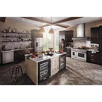 KitchenAid 36" 25.8 Cu. Ft. French Door Refrigerator with Ice & Water Dispenser - Stainless Steel