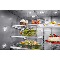KitchenAid 36" 25.8 Cu. Ft. French Door Refrigerator with Ice & Water Dispenser - Stainless Steel