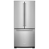 KitchenAid 30" 19.7 Cu. Ft. French Door Refrigerator with Water Dispenser - Stainless Steel