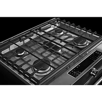 KitchenAid 30" 7.1 Cu. Ft. True Convection 5-Burner Slide-In Dual Fuel Range (YKSDB900ESS) - Stainless