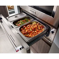 KitchenAid 27" 1.3 Cu. Ft. Warming Drawer (KOWT107ESS) - Stainless Steel