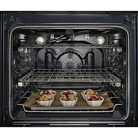 KitchenAid 30" 6.5 Cu. Ft. True Convection 5-Burner Slide-In Gas Range (KSGB900ESS) - Stainless Steel