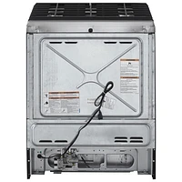 KitchenAid 30" 6.5 Cu. Ft. True Convection 5-Burner Slide-In Gas Range (KSGB900ESS) - Stainless Steel