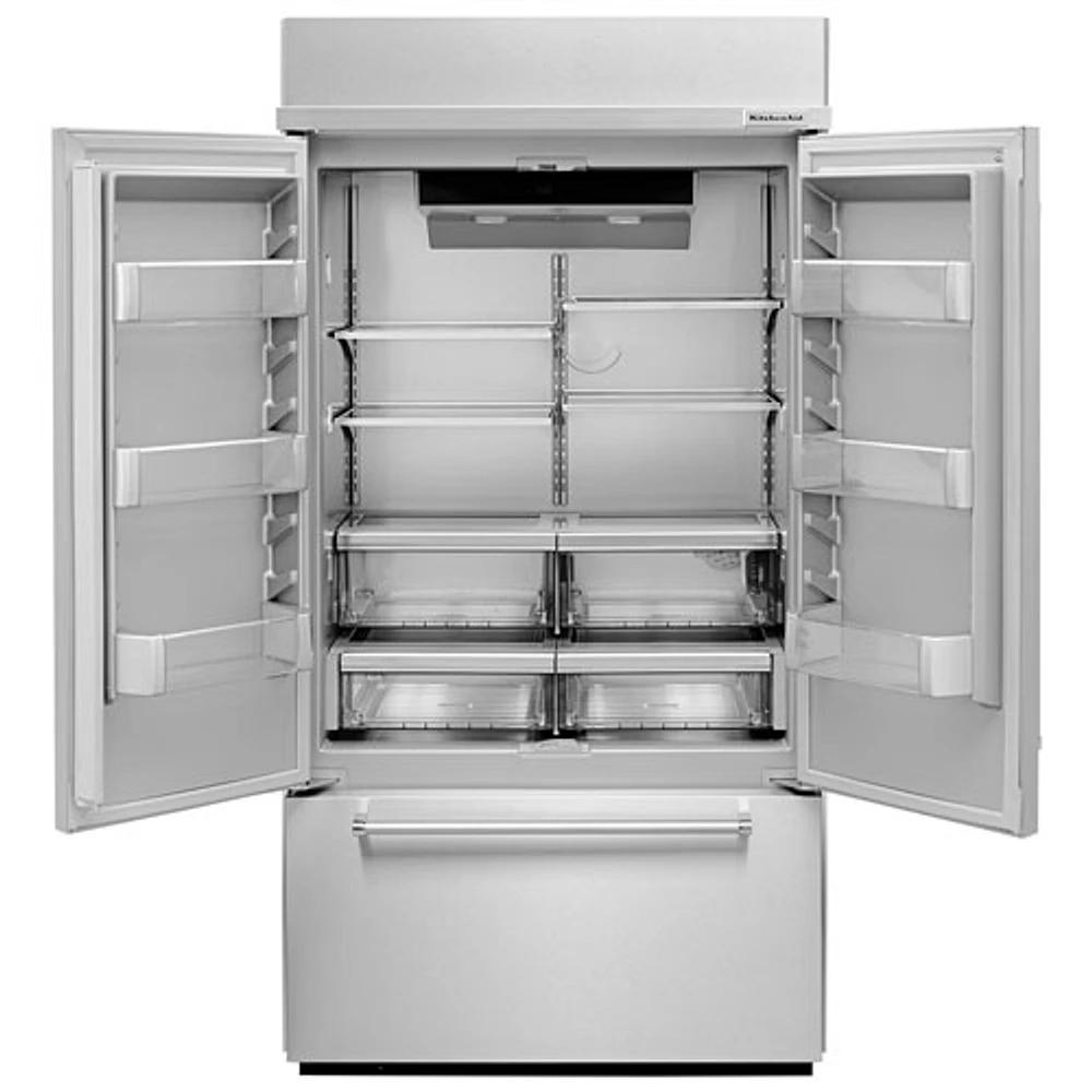 Réfrigérateur à 2 portes de 42,25 po et 24,2 pi3 de KitchenAid (KBFN502ESS) - Acier inoxydable