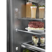 Réfrigérateur à 2 portes de 42,25 po et 24,2 pi3 de KitchenAid (KBFN502ESS) - Acier inoxydable